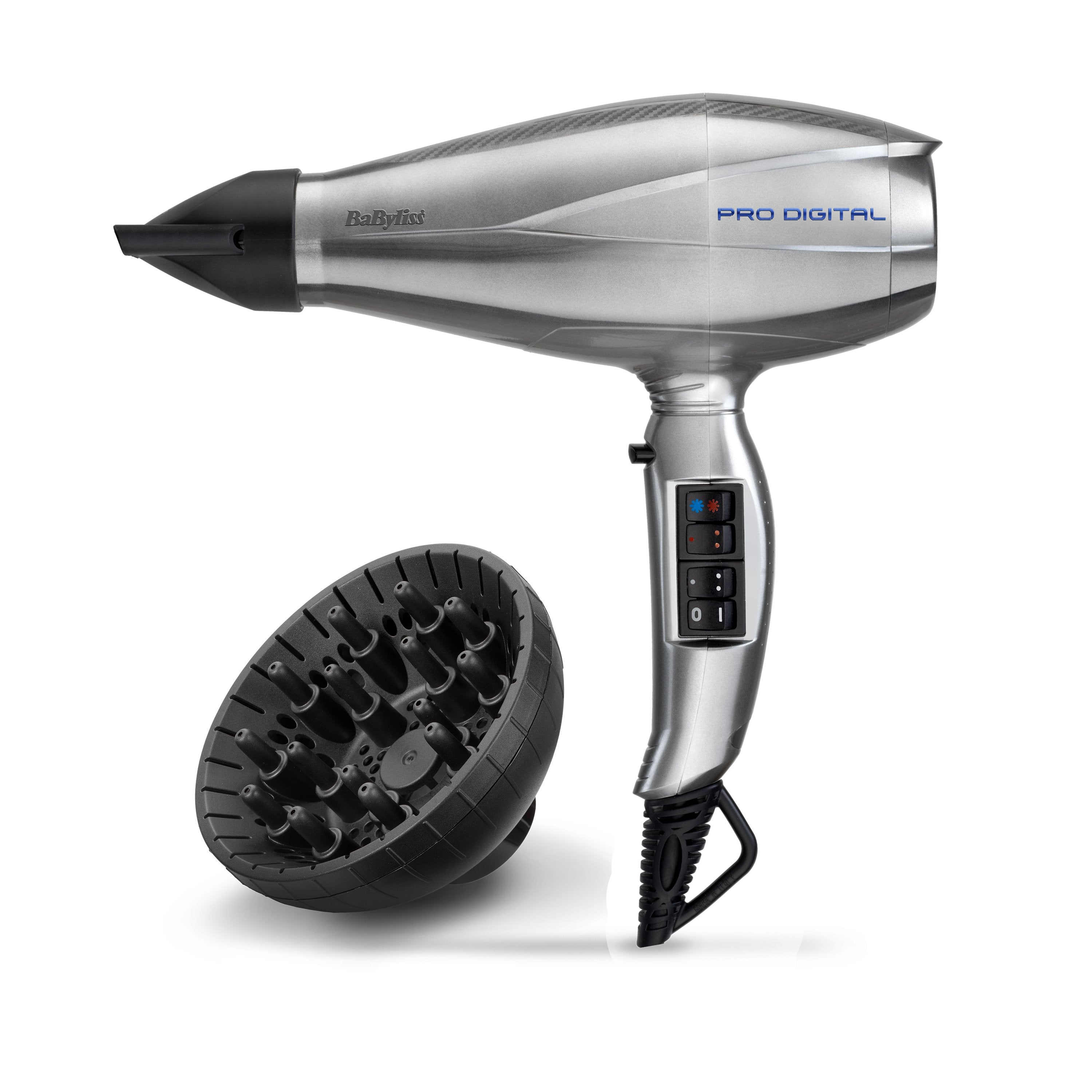 EAN 3030050112399 - BaByliss Pro Digital secador 2200 W Gris, Plata imagen 1