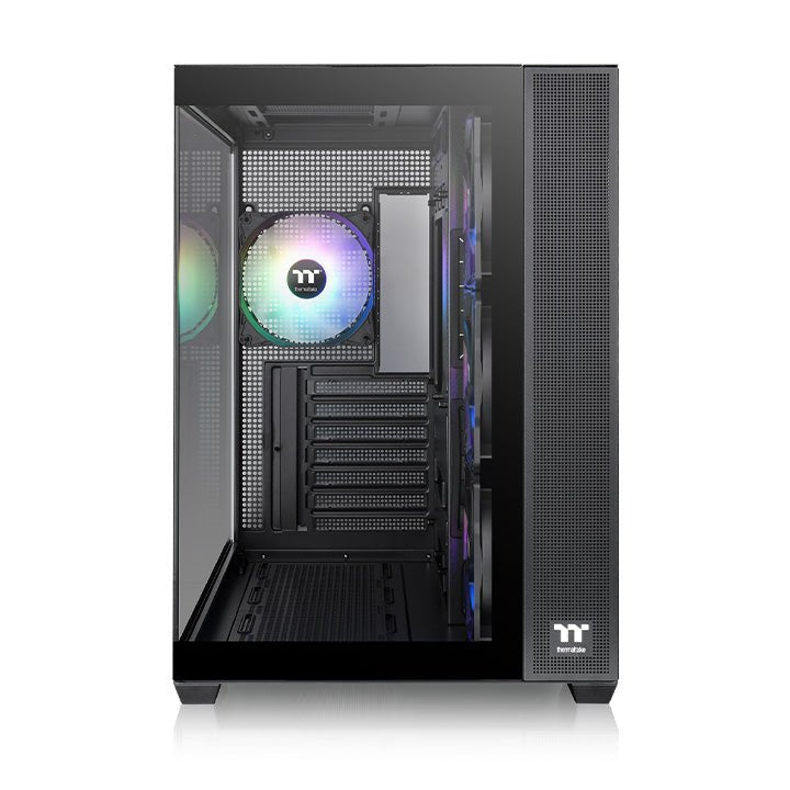 Caja Pc Thermaltake View 380 Tg Argb Negra, Vidrio Templado X 2 Ca-1z2-00m1wn-00
