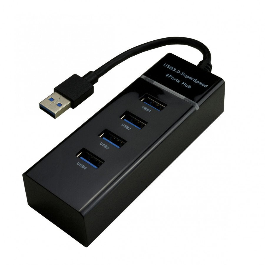 Mcl 4 Ports Usb 3.0 Hub - Black