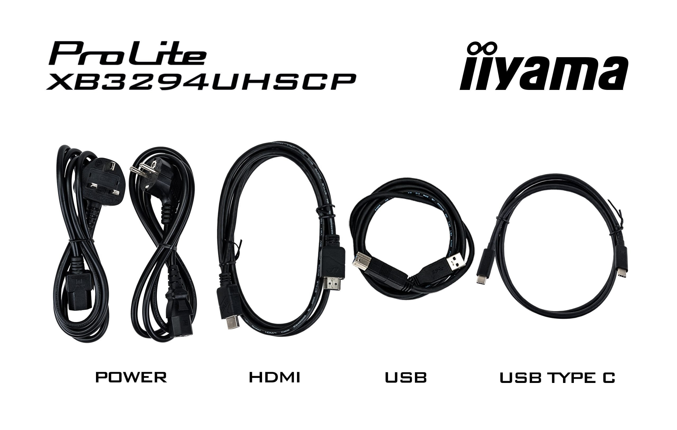Iiyama 80,0cm 32" Xb3294uhscp-B1 16:9 2xhdmi+Dp+2xusb-C
