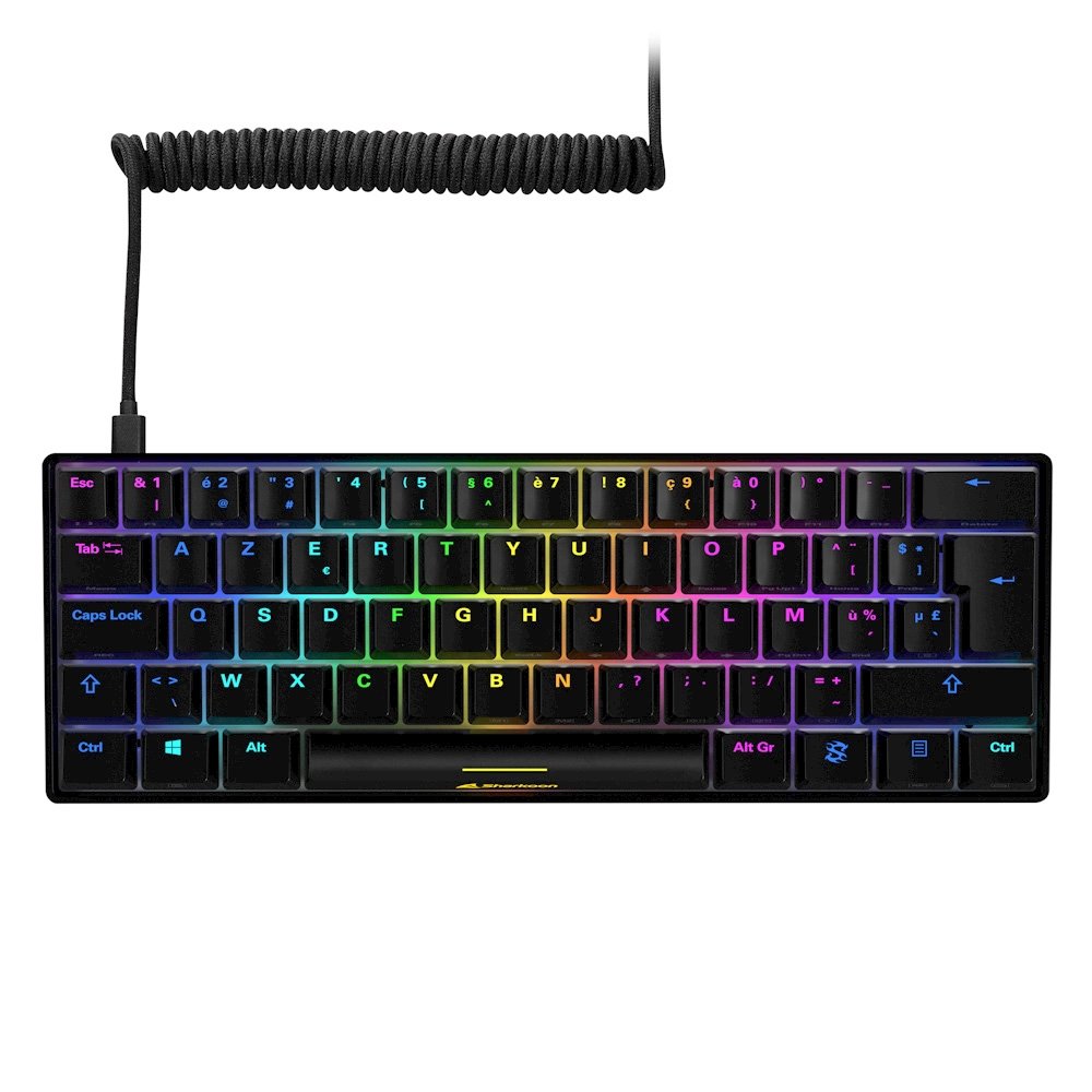 EAN 4044951033997 - Sharkoon SGK50 S4 teclado Juego USB AZERTY Francés Negro imagen 2