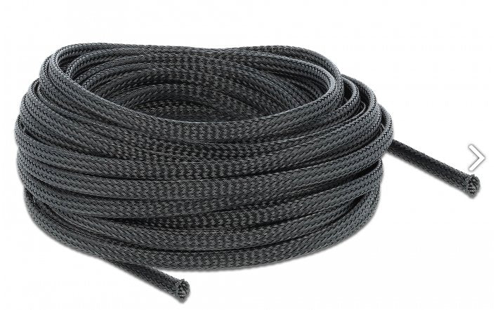 Funda Trenzado Delock Expandible 10 M X 6 Mm Negro