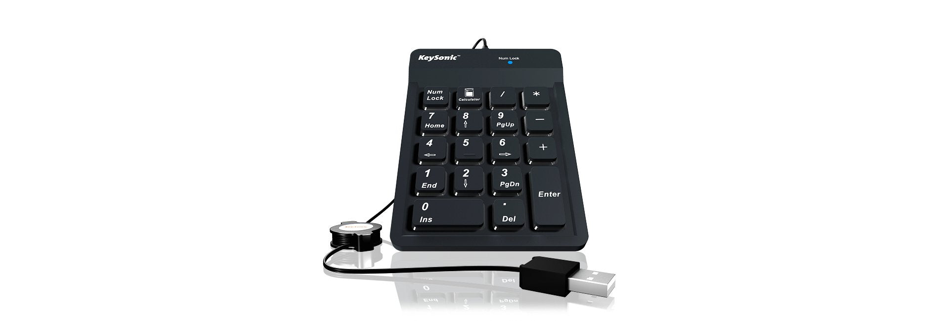 Keysonic Ack-118 Bk, Teclado Numérico