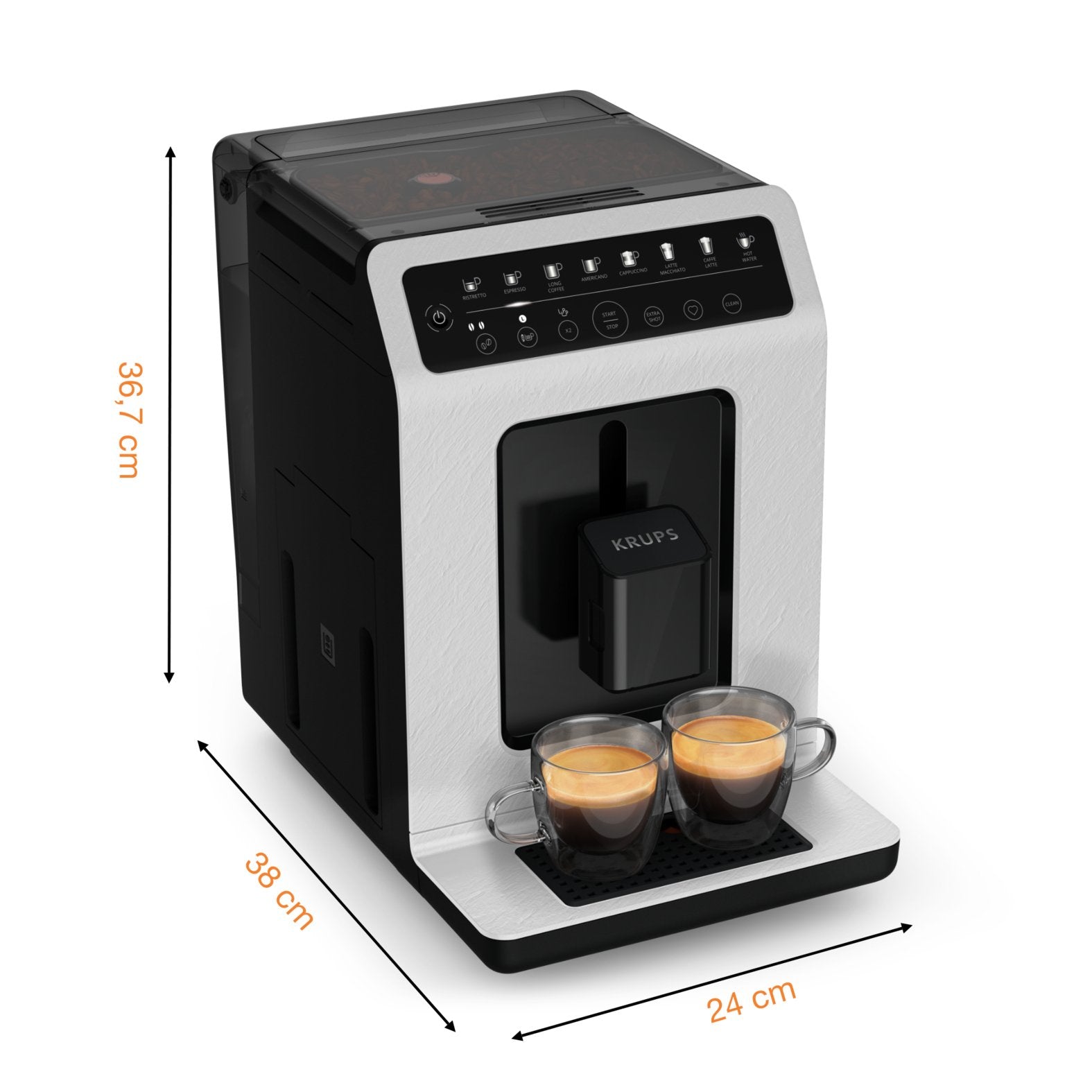 EAN 3016661172625 - Krups Evidence ECO-Design EA897A Totalmente automática Máquina espresso 2,3 L imagen 8