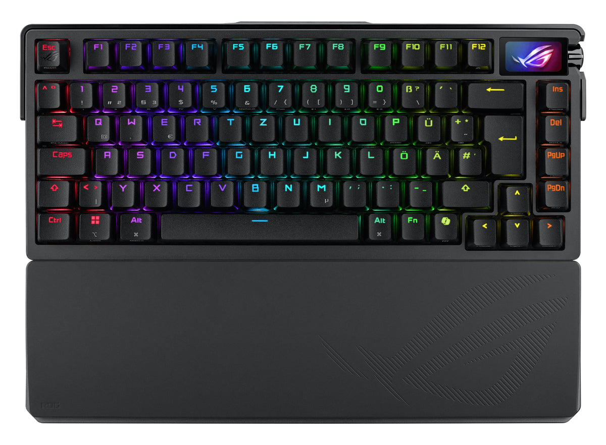 EAN 4711387599747 - ASUS ROG Azoth Extreme teclado Juego USB + RF Wireless + Bluetooth QWERTZ Negro imagen 1