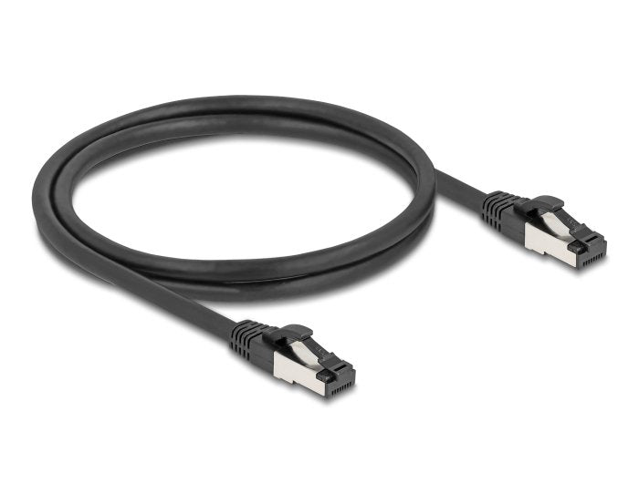 Cable Delock Rj45 De Red Cat.8.1 S/Ftp 1 M Bis 40 Gbps Negro