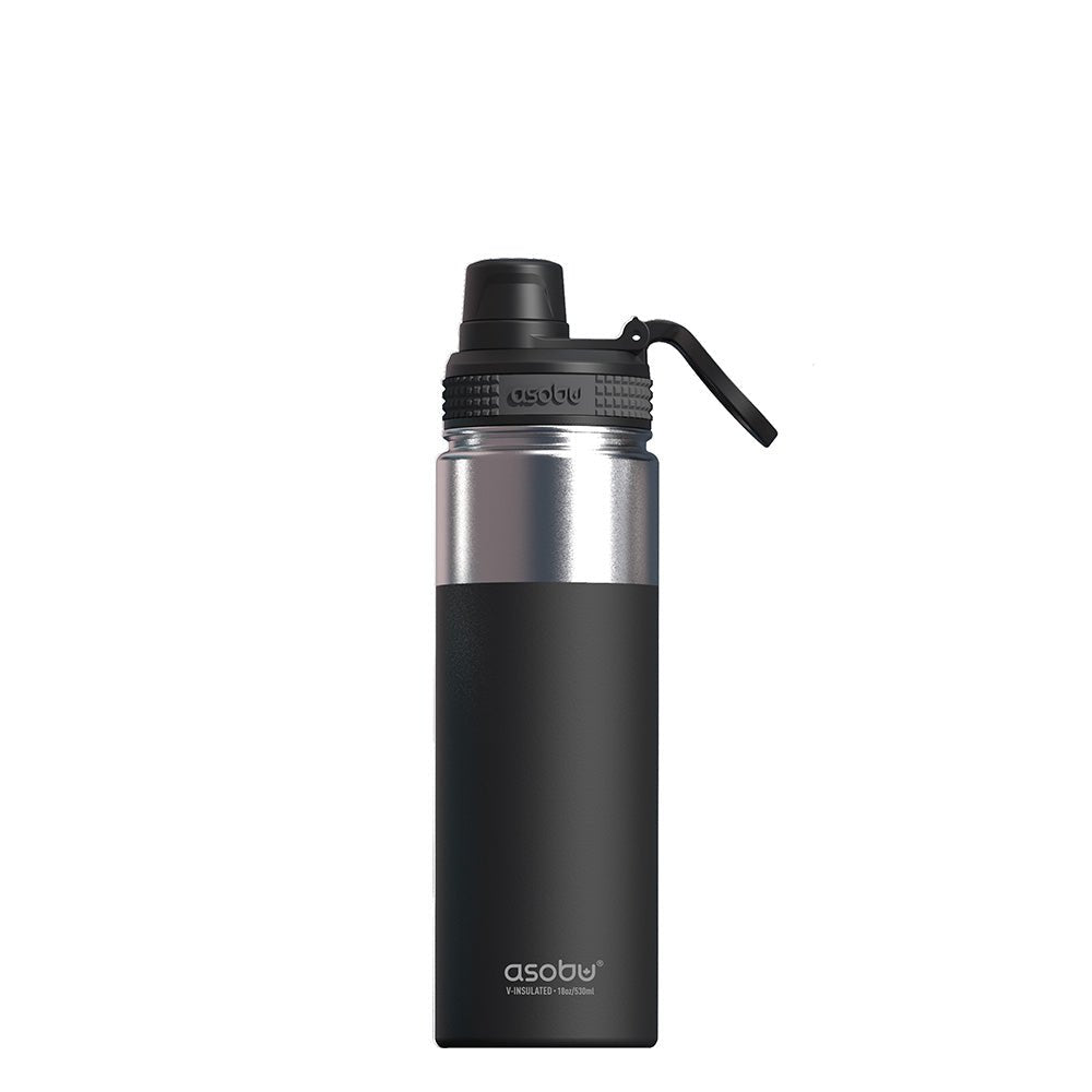 EAN 0842591039881 - Asobu Alpine Flask Senderismo 530 ml Acero inoxidable Negro imagen 1