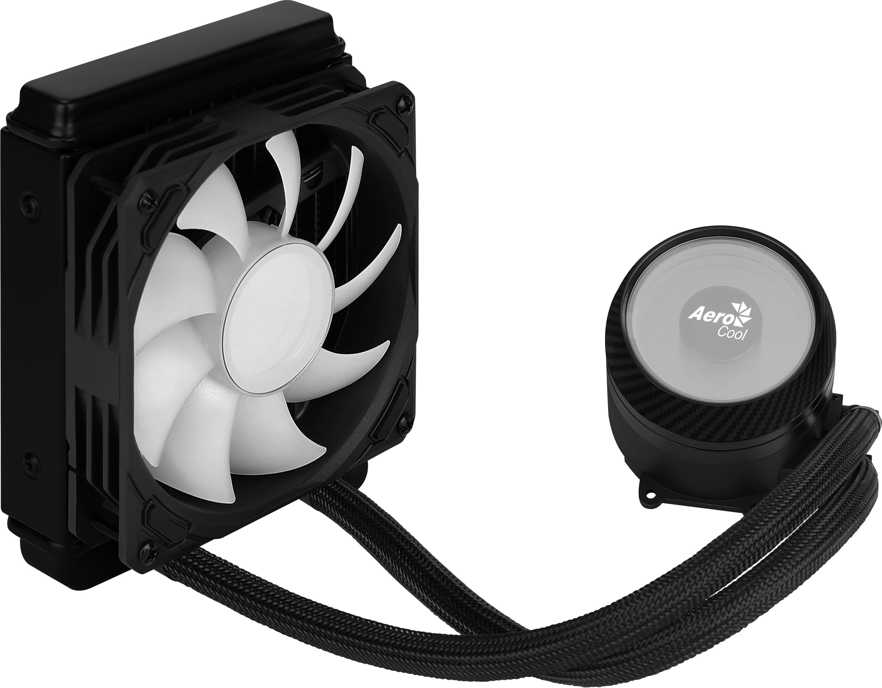 Sistema De Refrigeración Líquida Aerocool Mirage L120 Iluminación Rgb Bloque Cobre / Radiador Aluminio Socket Intel/Amd Según Especificaciones