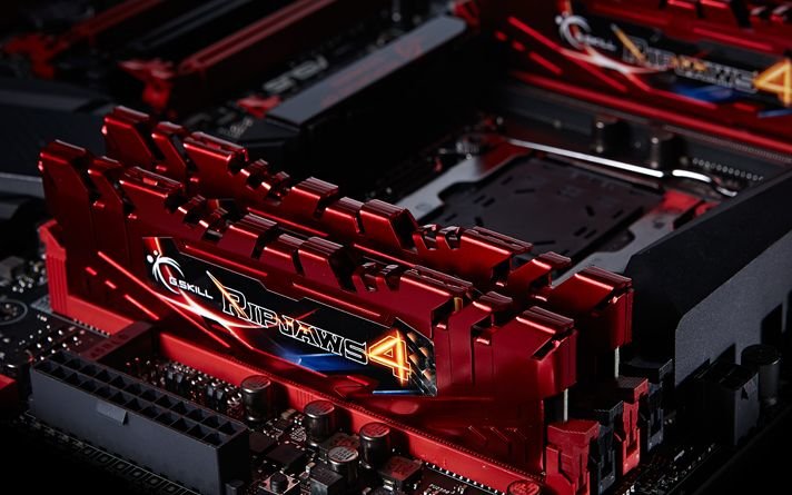 Memoria G.Skill 8gb Ddr4-2666 2 X 4 Gb 2666 Mhz Rojo