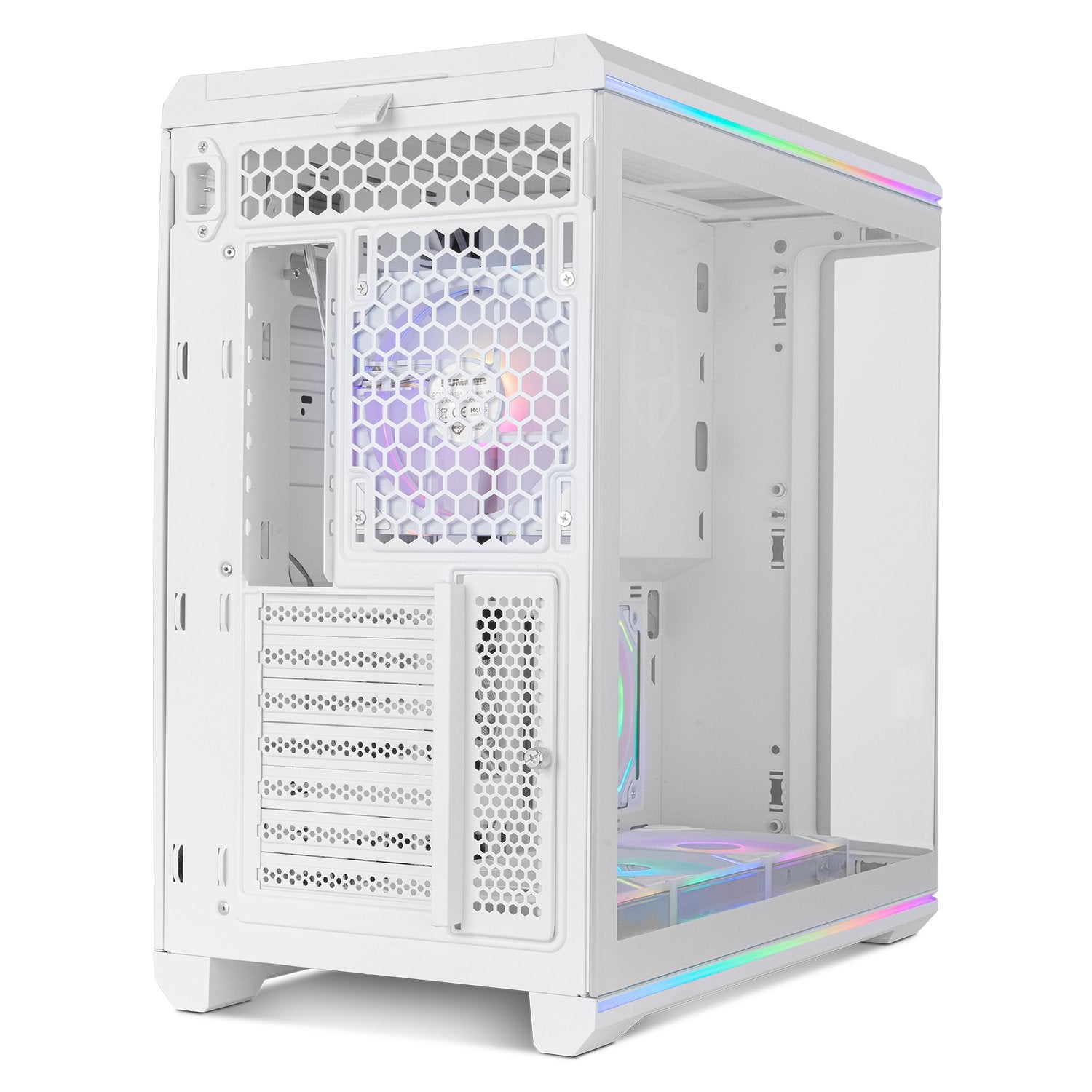Caja Gaming Semitorre Nox Hummer Anvil Blanca