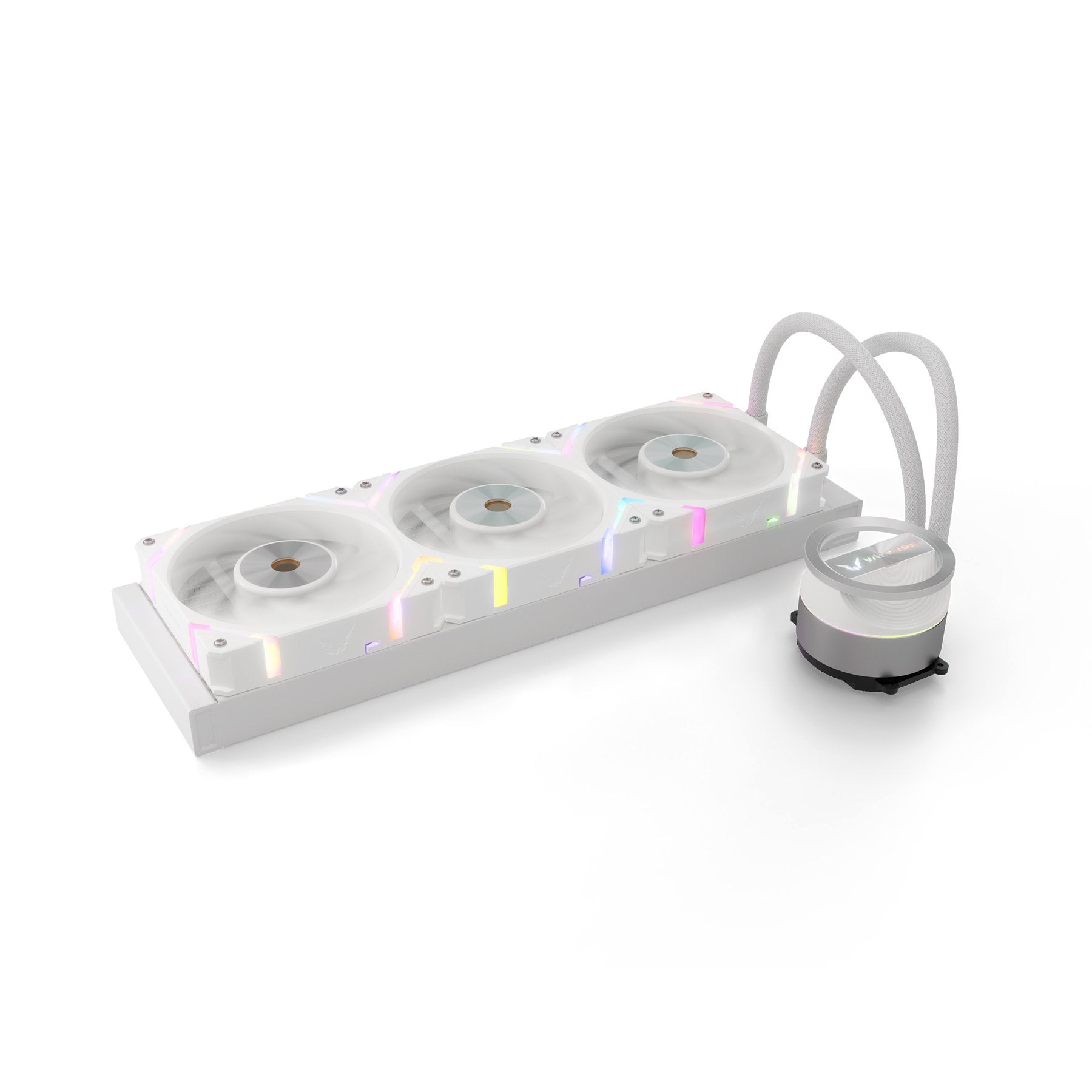 Refrigeracion Liquido Cpu Valkyrie Dragonfang 360 Argb Blanco