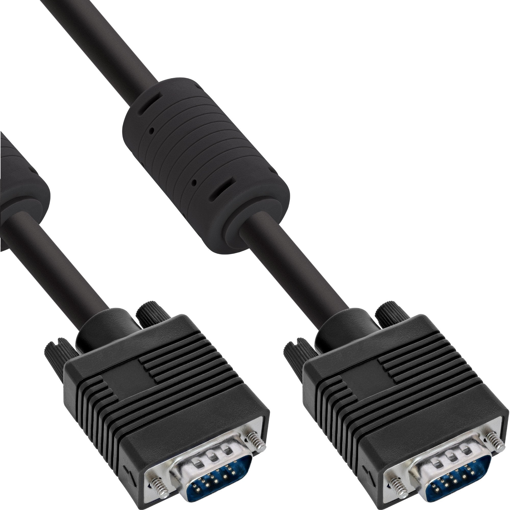Cable Inline S-Vga 15hd Macho A Macho Negro 1m