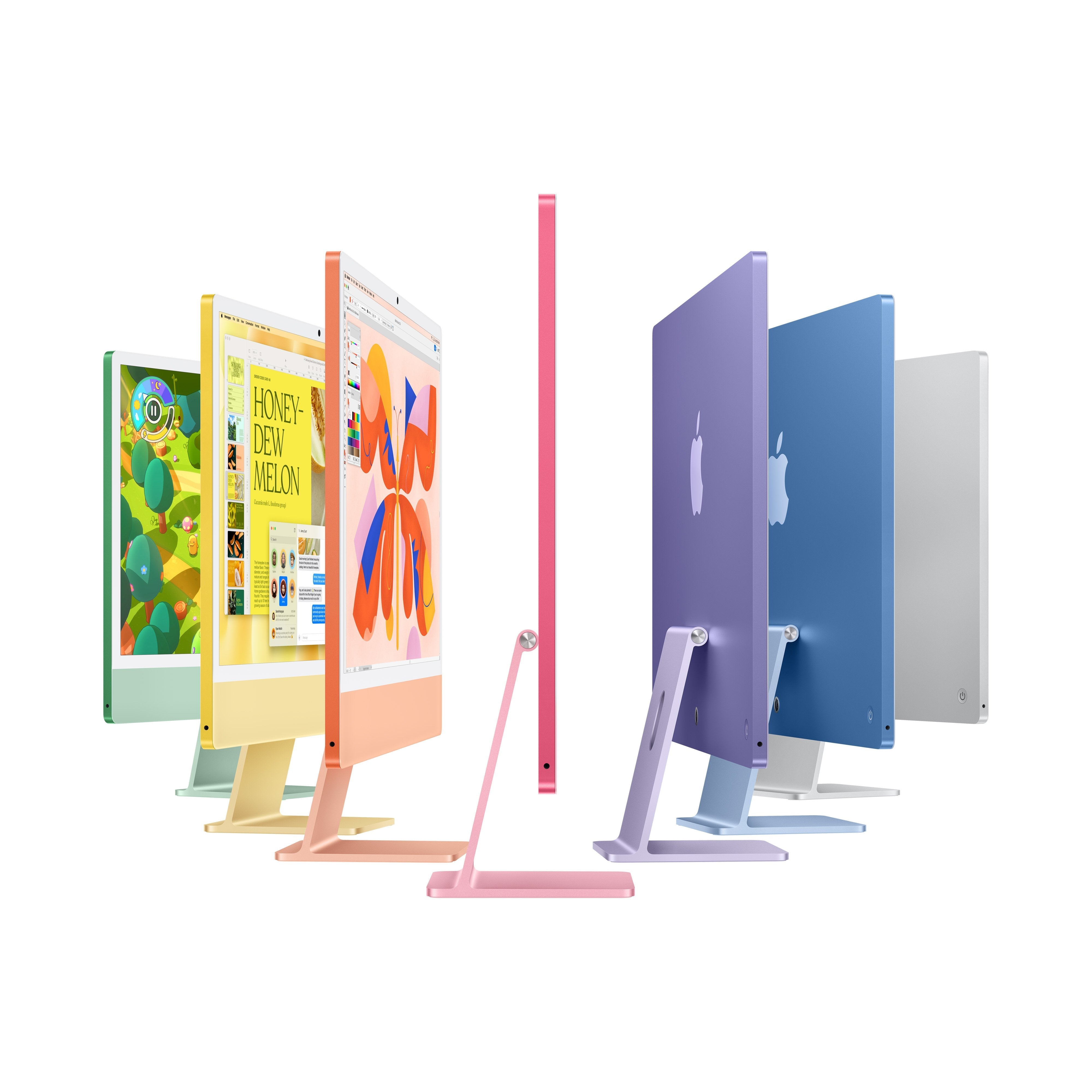 Apple Imac 24" 2024 4.5k M4 10c/10g 16/256gb Blue Mwv13t/A