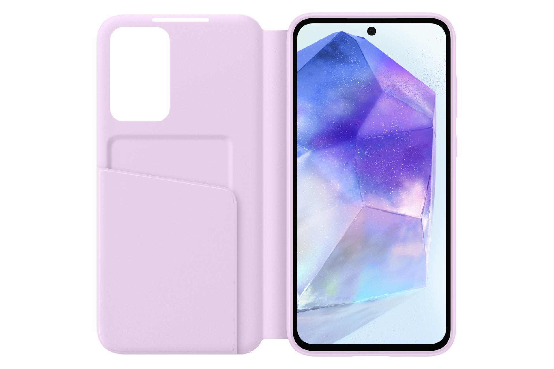 EAN 8806095546582 - Samsung EF-ZA556 funda para teléfono móvil 16,8 cm (6.6") Funda cartera Lavanda imagen 3