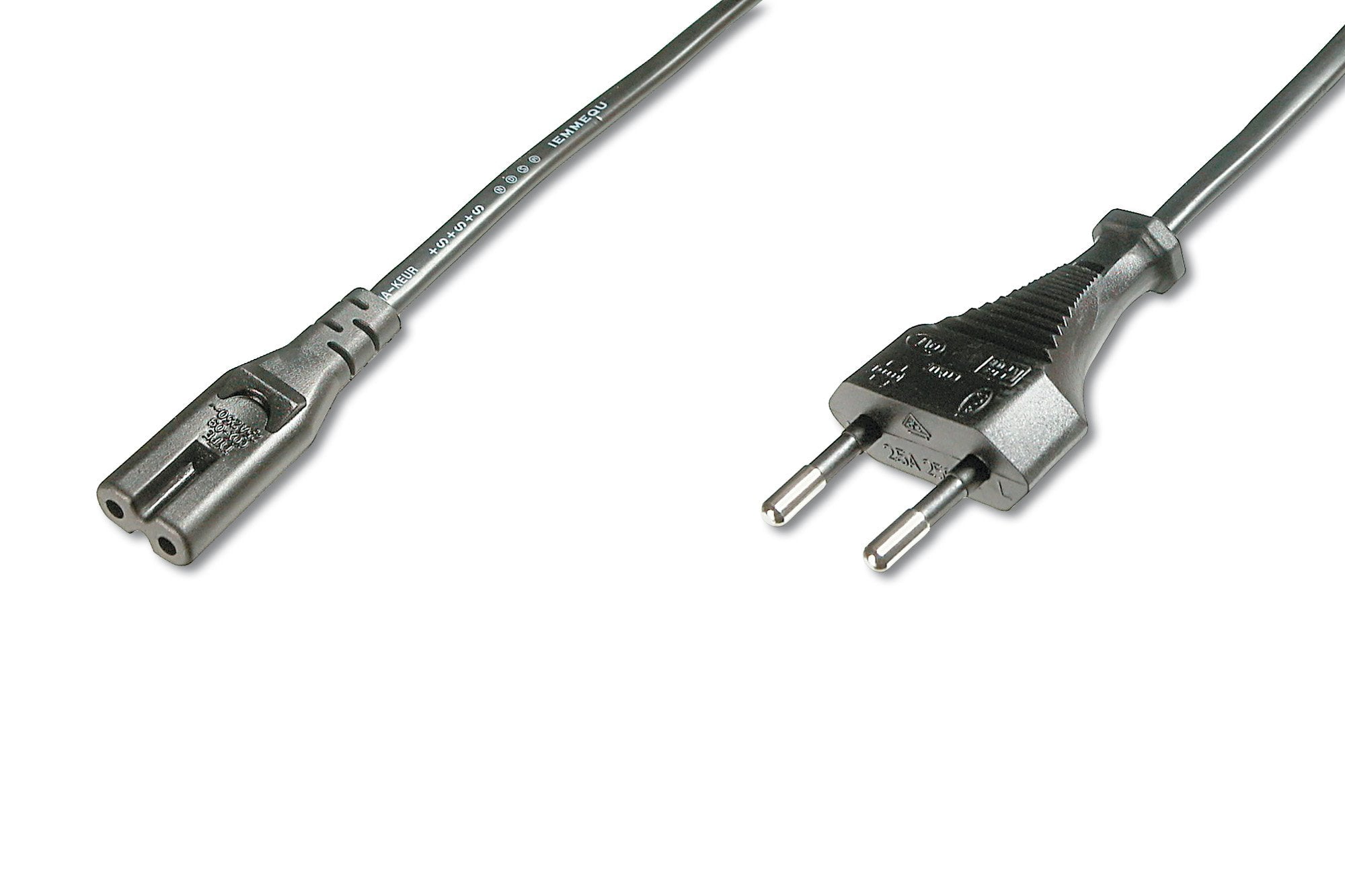 EAN 4016032314707 - ASSMANN Electronic AK-440114-018-S cable de transmisión Negro C7 acoplador CEE7/16 imagen 1