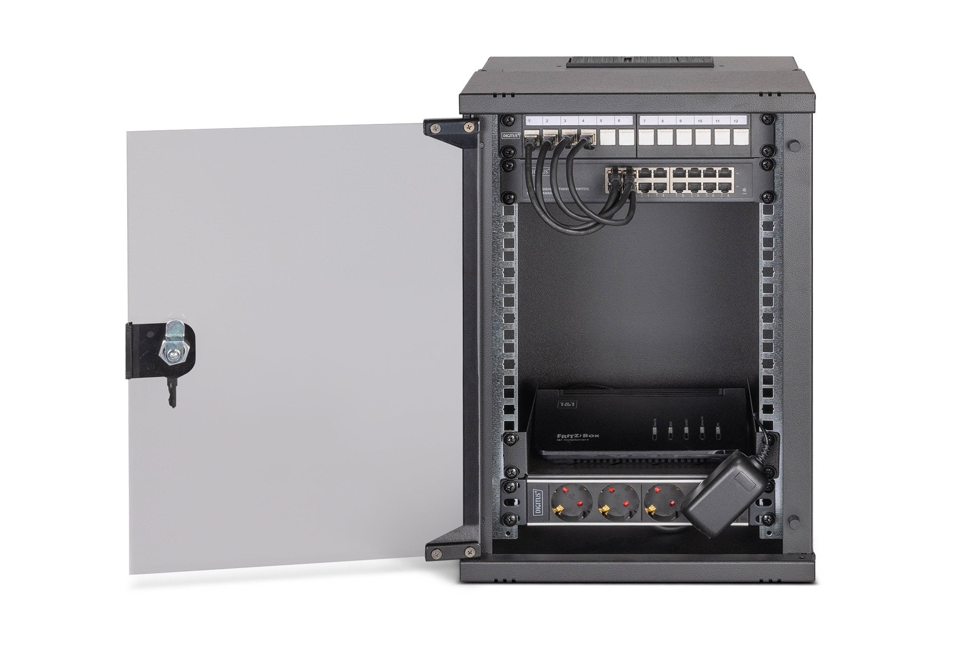 EAN 4016032499572 - Digitus DN-49103-SET armario rack Bastidor de pared Negro imagen 5