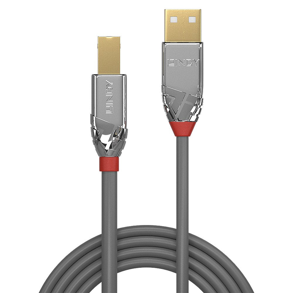 Lindy Usb 2.0 Cable Typ A/B Cromo Line M/M 5m