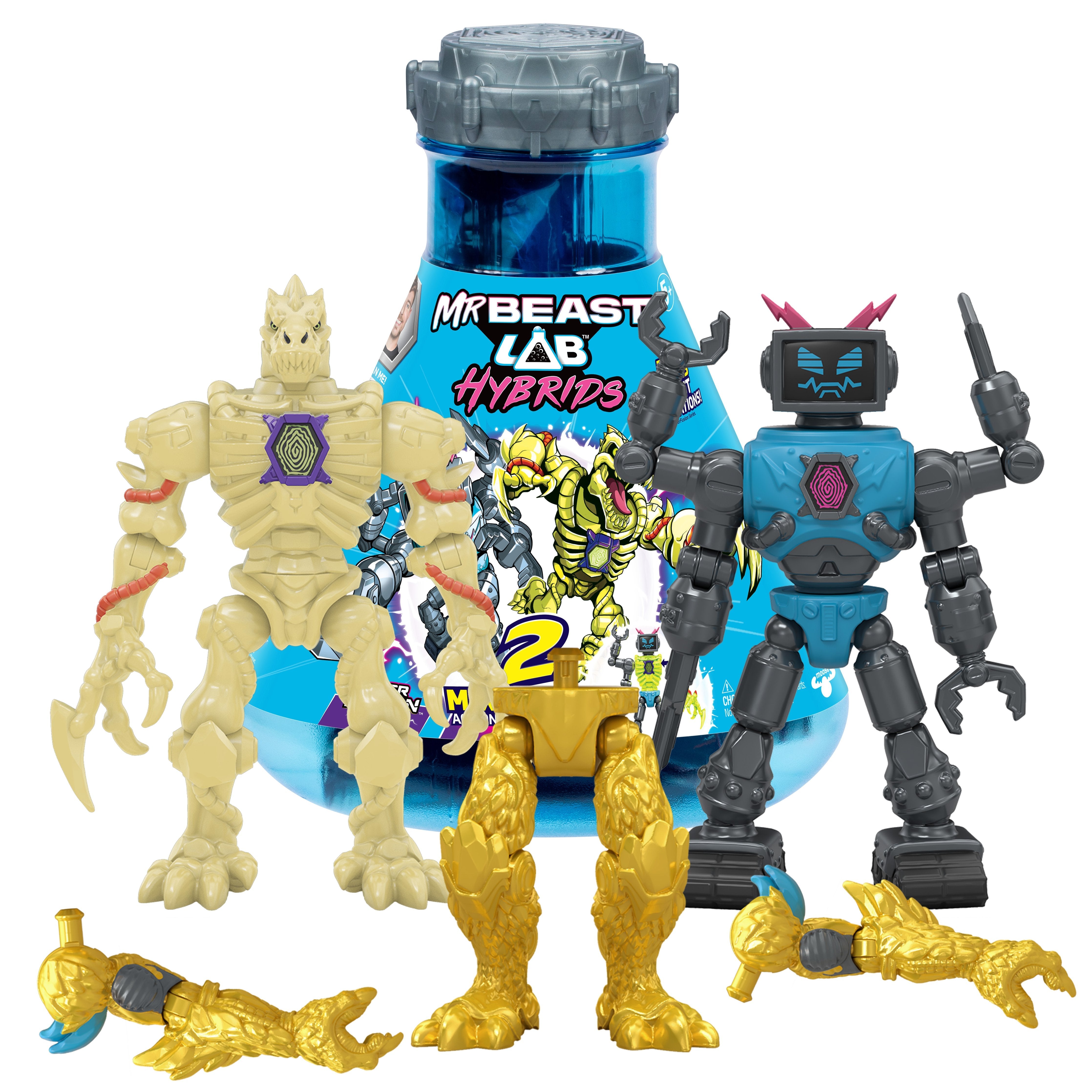 Moose Toys Ltd. Mrbeast Lab Hybrids 2 Pack (Multipack) - Ast 2 (Sortierter Artikel) 24905