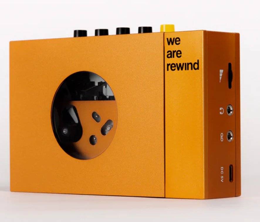 Wearerewind Tragbarer Kassettenspieler Mit Bluetooth, Serge