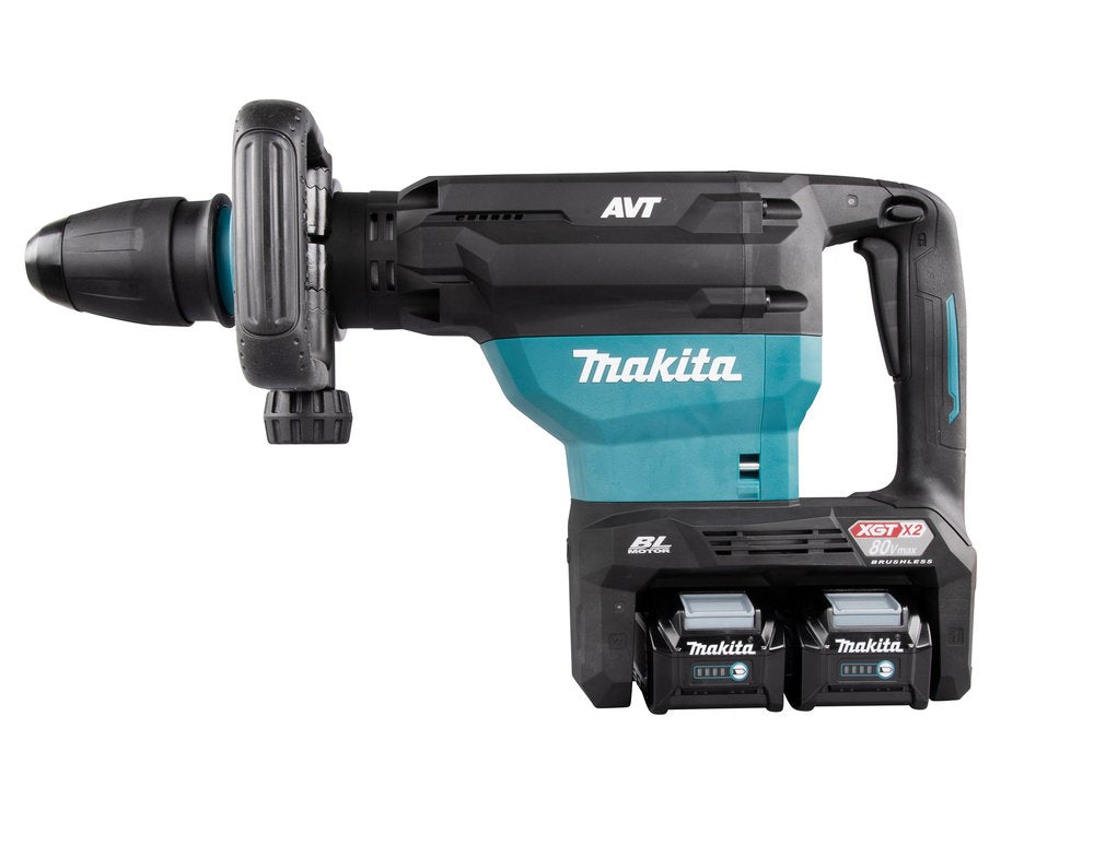 Makita Martillo De Demolición Inalámbrico Hm002gz03 Xgt, Sds-Max, 80 Voltios (2x40v), Hm002gz03