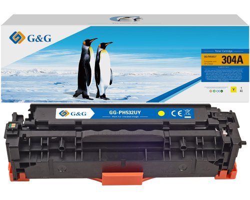 G&G Toner Compatible Con Hp 304a/ Hp Cc532a/