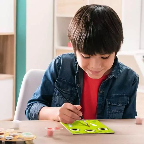 Pintura De Ravensburger Para Números - Monstruo Verde 23628