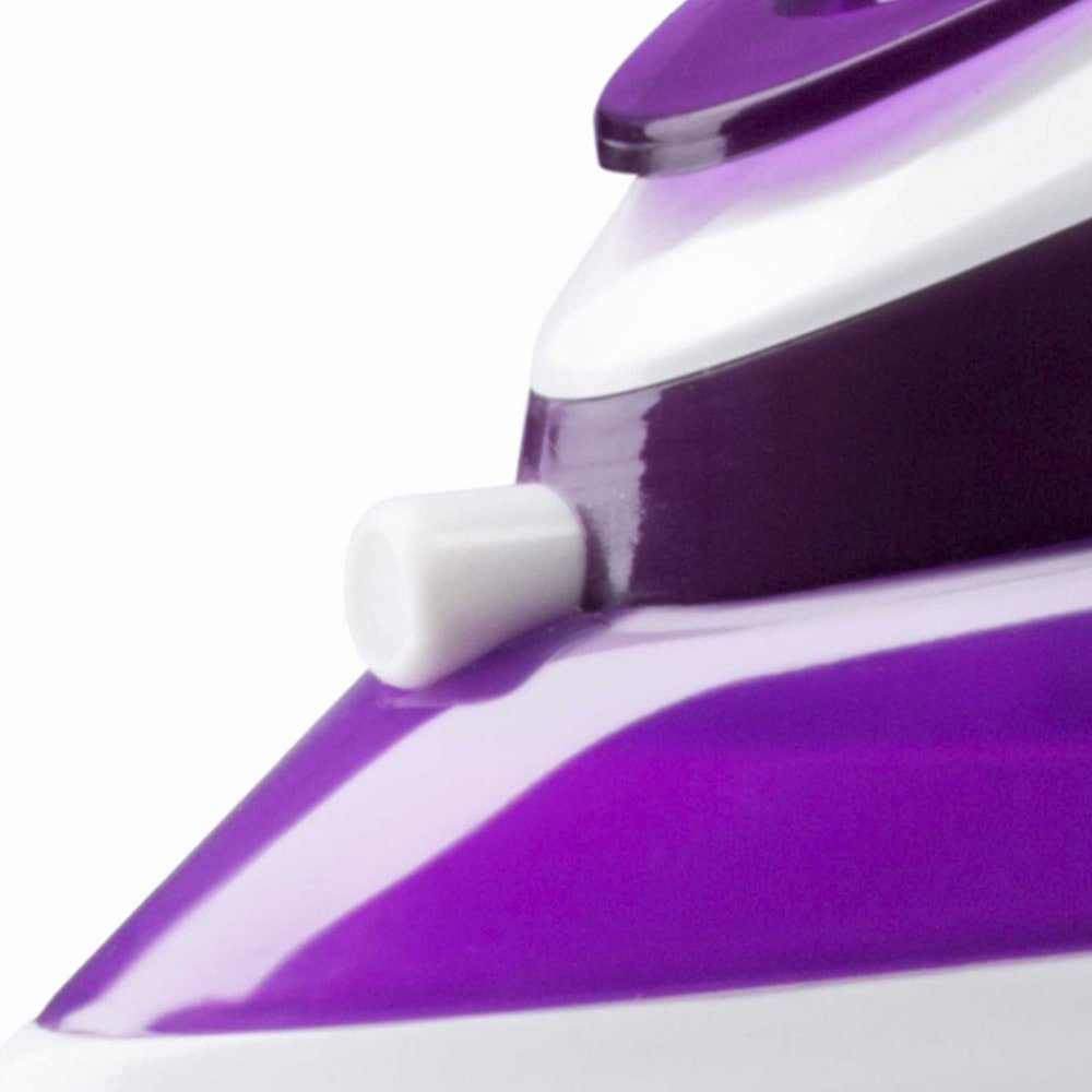 Haeger Pro Glider 2600 Plancha Vapor-Seco Suela De Cerámica 2600 W Violeta, Blanco