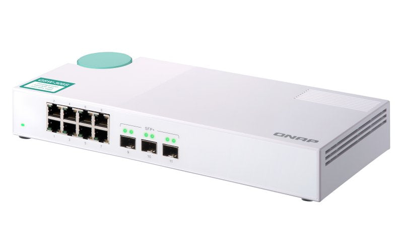 EAN 0885022017966 - QNAP QSW-308S switch No administrado Gigabit Ethernet (10/100/1000) Blanco imagen 10