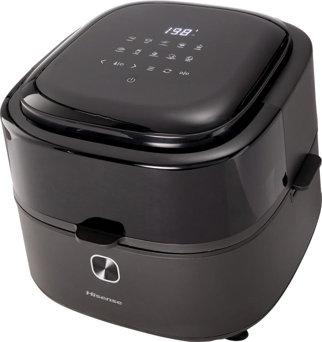 EAN 3838782818547 - Hisense HAF1350DR Sencillo 6,7 L Independiente 1350 W Freidora de aire caliente Negro imagen 4