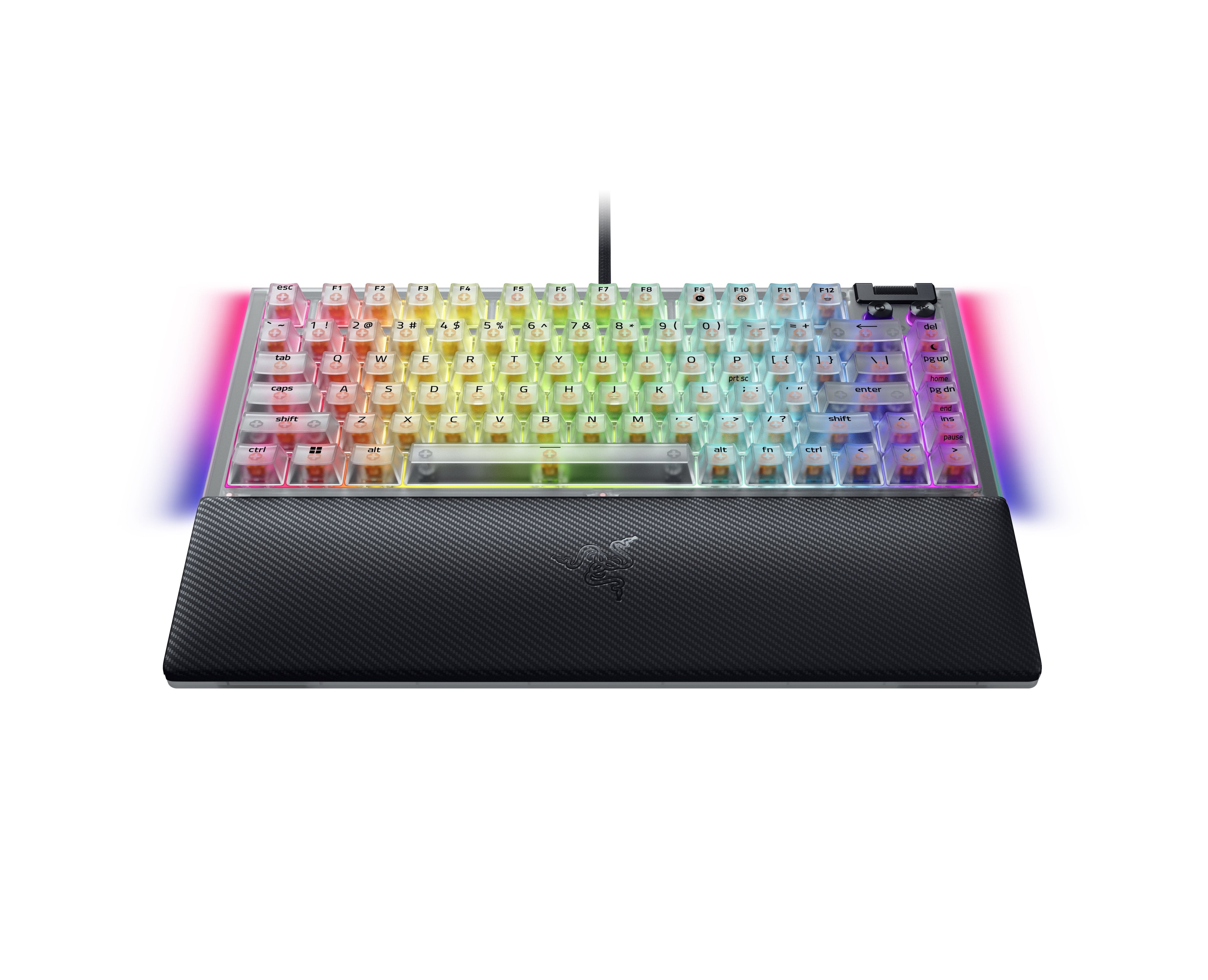 EAN 8887910073834 - Razer BlackWidow V4 75% teclado Juego USB QWERTY Inglés de EE. UU. Blanco imagen 4