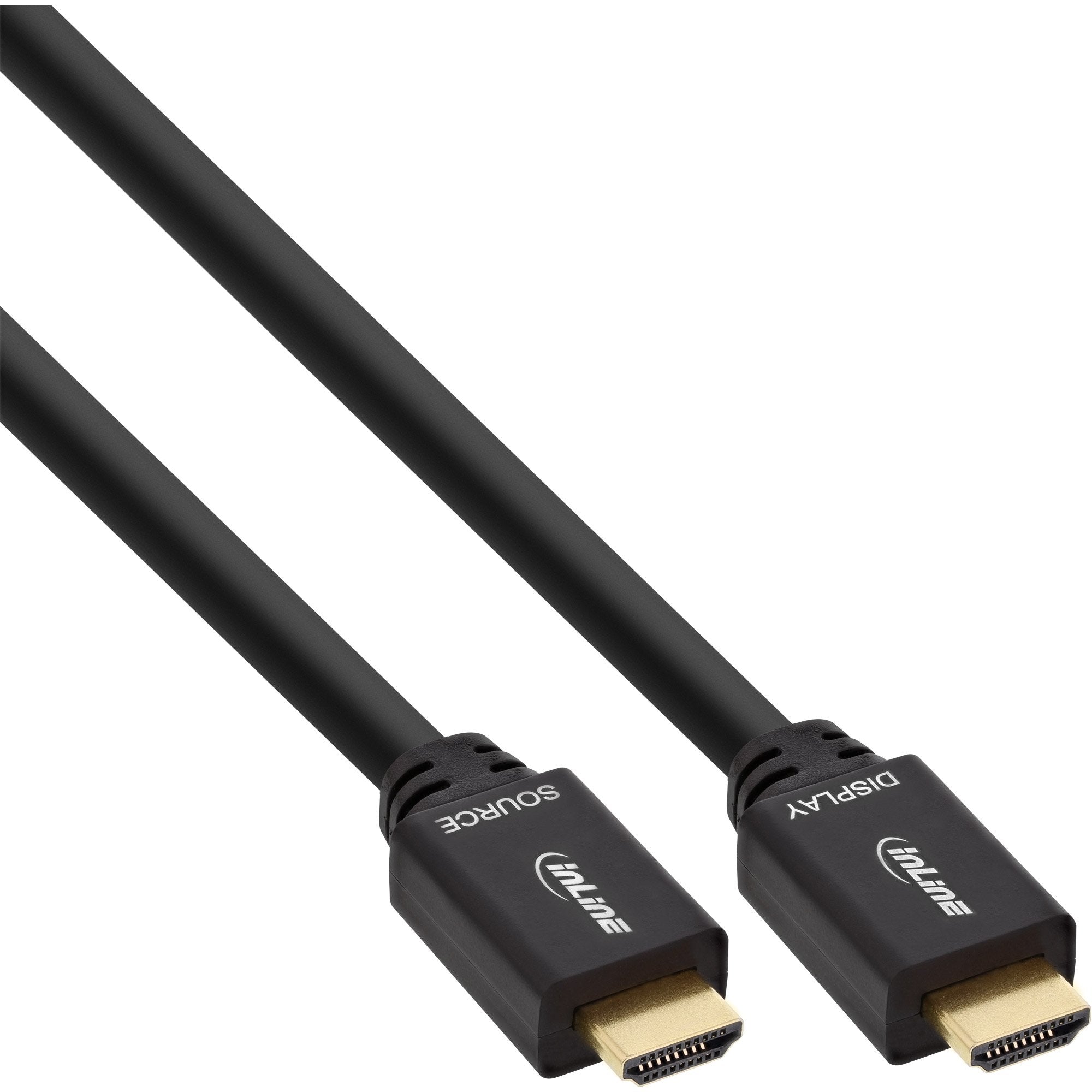 Cable Hdmi De Activo Inline Con Ethernet Macho Negro 30m