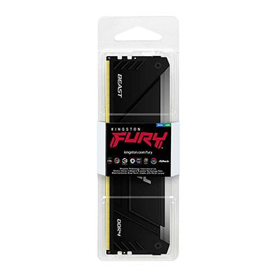 Memoria Kingston Fury Beast Rgb Rgb 8gb 2666 Mhz Cl16 1.2 V Kf426c16bb2a/8, Negro