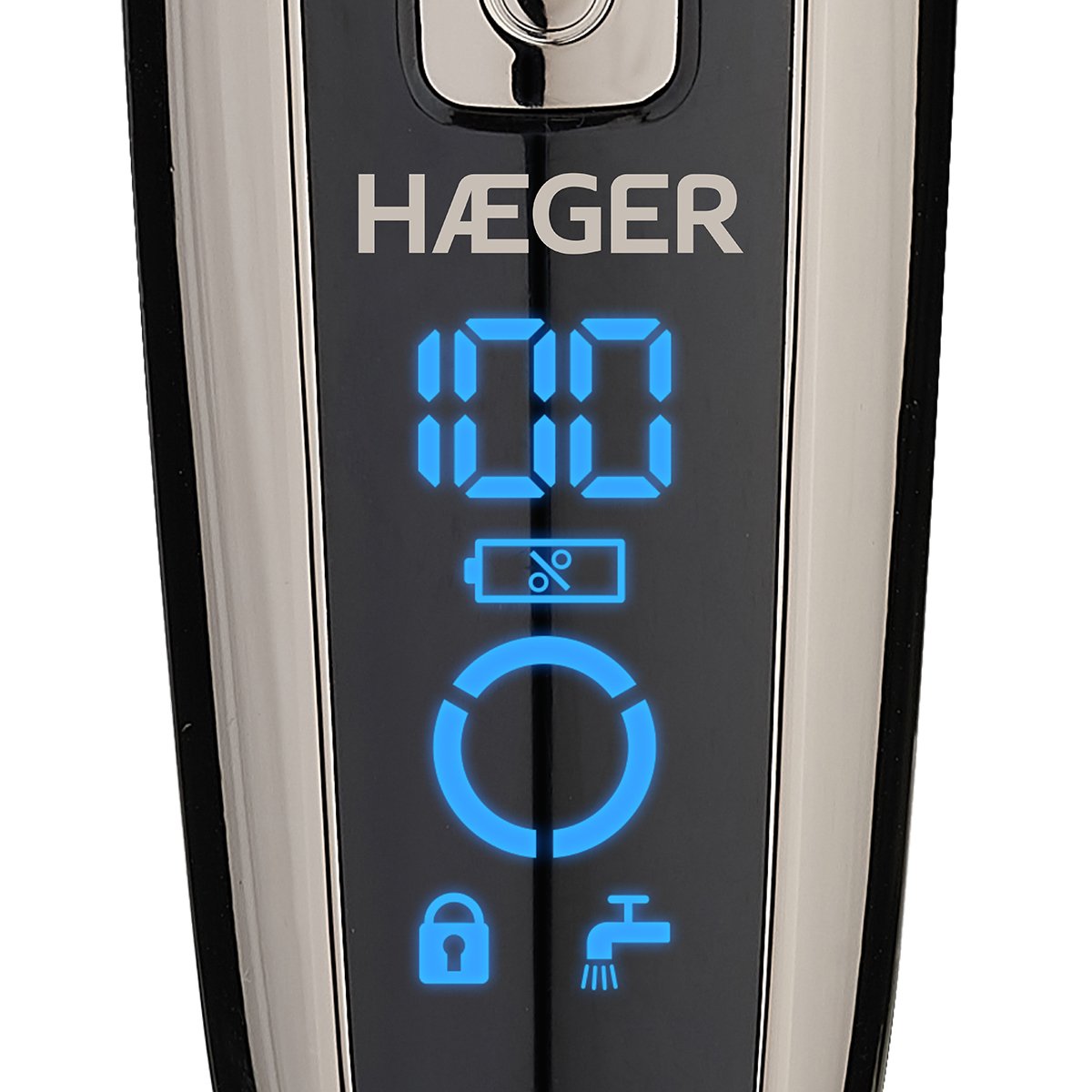 Haeger G-Man Ultra Máquina De Afeitar De Rotación Recortadora Negro