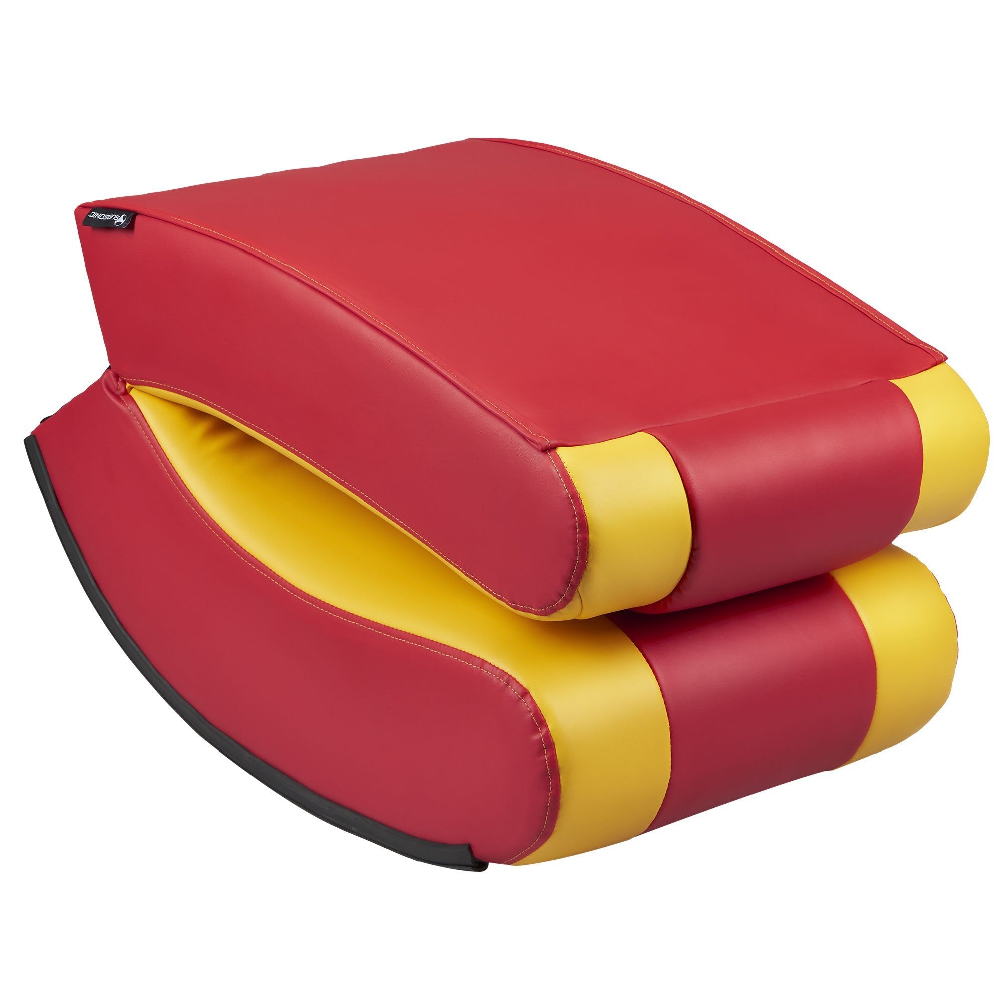 EAN 3701221702113 - Subsonic SA5610-H1 silla para videojuegos Silla gaming Asiento acolchado tapizado Rojo, Amarillo imagen 4
