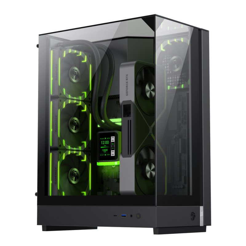 Caja Pc Gamemax Case T20 Bk M-Atx