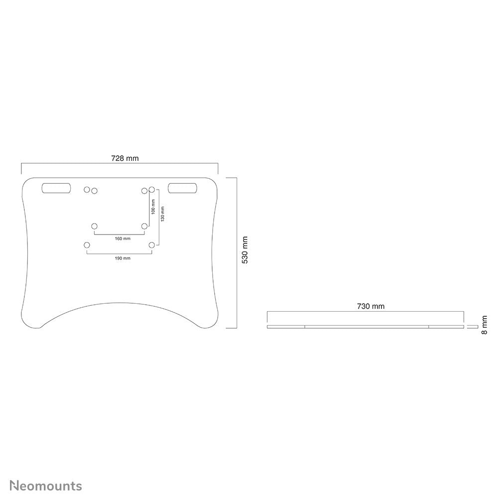 EAN 8717371446086 - Neomounts PLASMA-M2500FPLATE accesorio para soporte de televisor imagen 3
