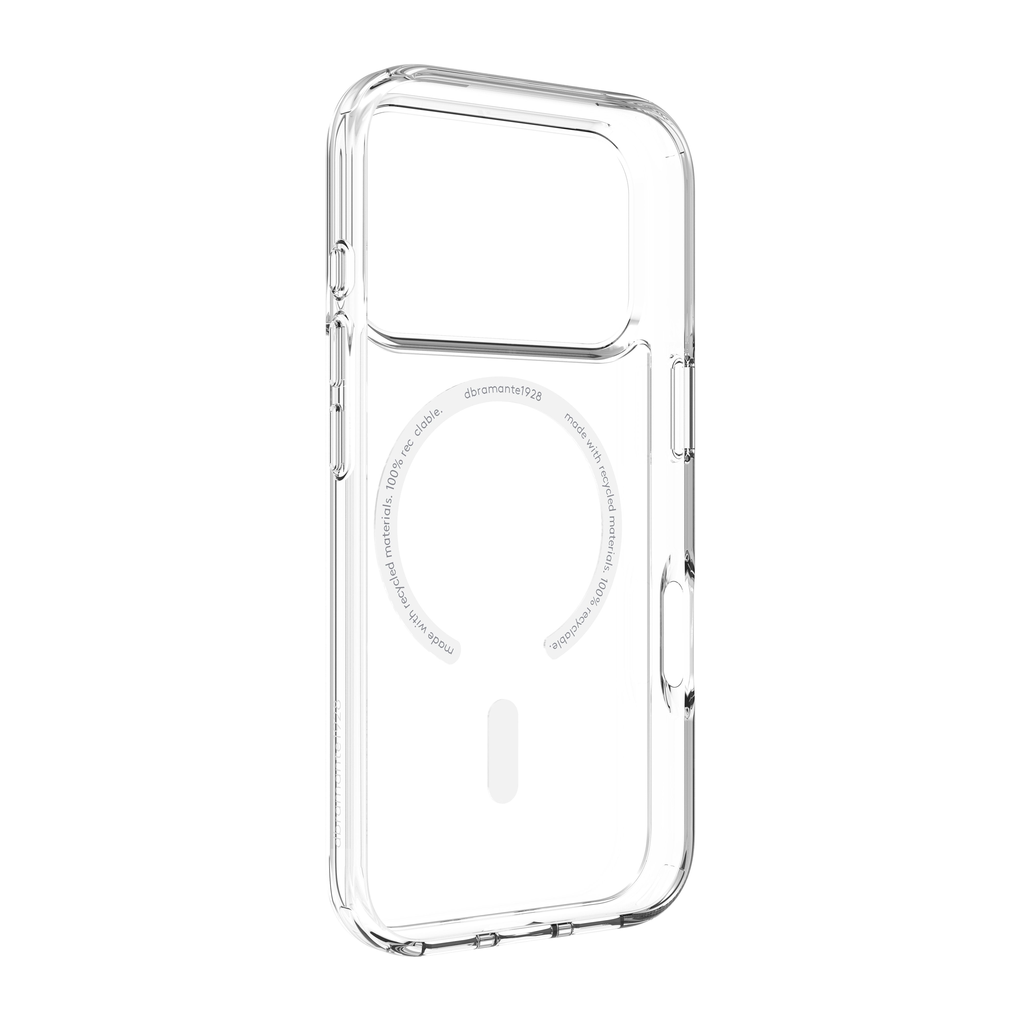 Dbramante1928 Iceland Pro Carcasa Trasera Para Teléfono Móvil Compatibilidad Con Magsafe Plástico Transparente