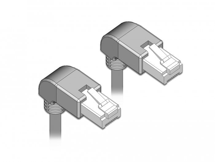 Delock 85858 Cable De Red Rj45 Cat.5e Sf/Utp Acodado Hacia Abajo / Hacia Abajo 0,5 M