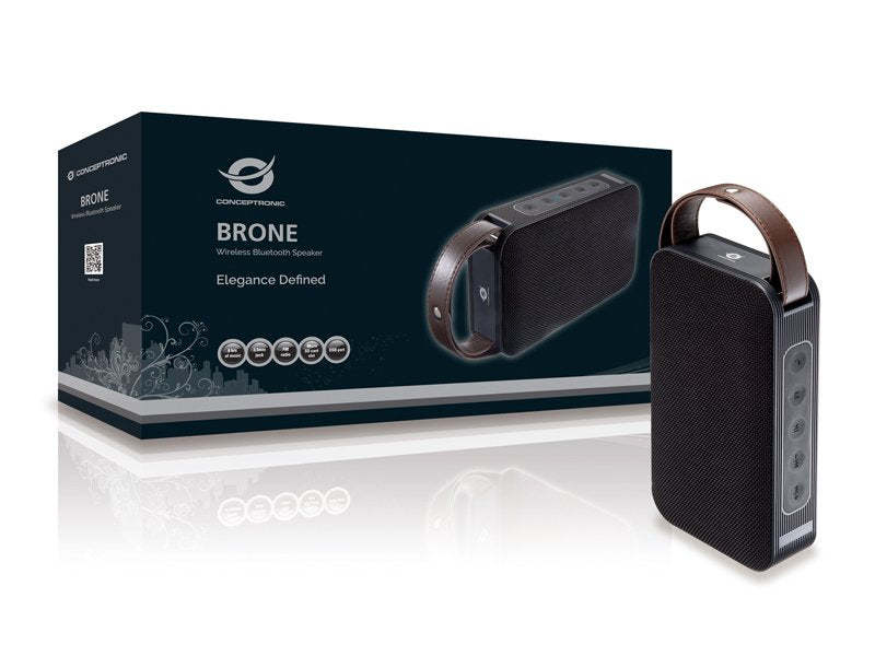 Conceptronic Altavoz Portatil 10w EstaReo Negro Bronce Brone 01b