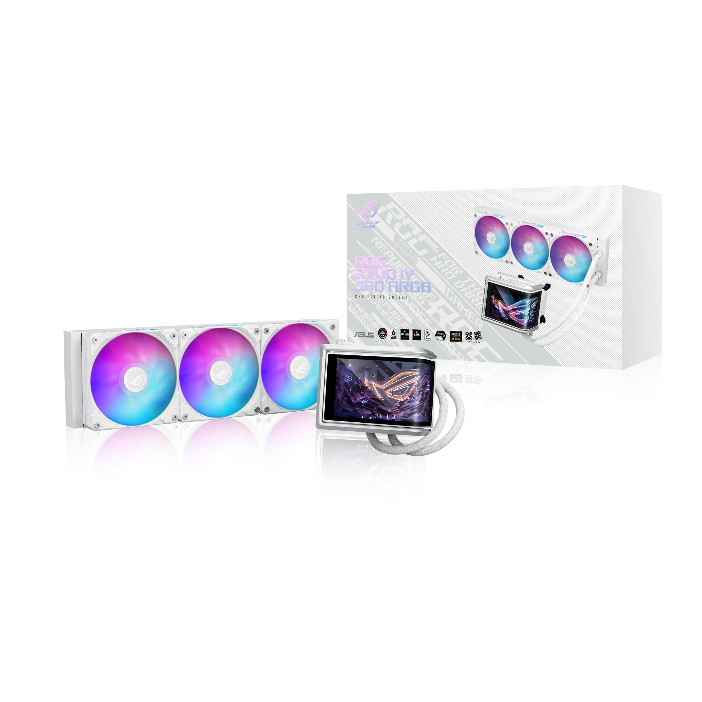 Refrigeracion Liquda Cpu Asus Wak Rog Ryuo Iv 360 Argb Wht