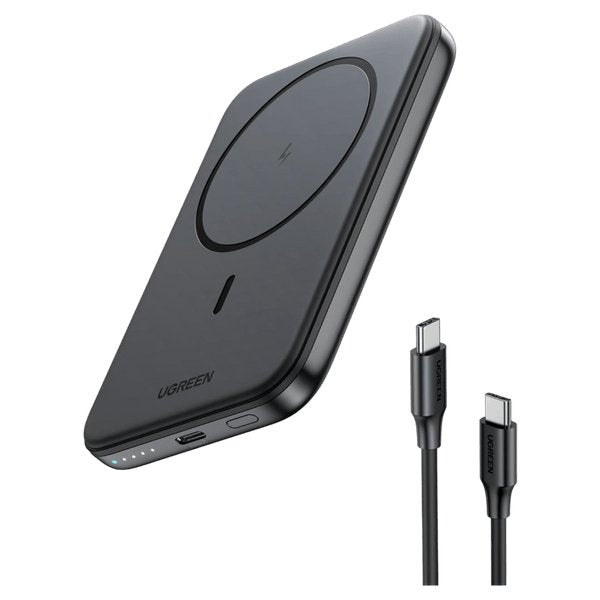 EAN 6941876222070 - Ugreen 25207 batería externa 5000 mAh Cargador inalámbrico Negro imagen 1