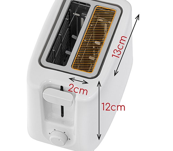 Tostadora Adler Ad 3223 2 Rebanadas, Blanco