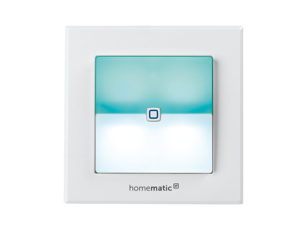 Actuador De Conmutación Ip Homematic Para Interruptores De Marca (Hmip-Bsl), Botón (Blanco, Con Luz De Señal)
