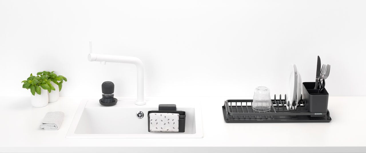 Brabantia 660184 Organizador Y Escurreplatos Para Menaje De Cocina Estante Independiente