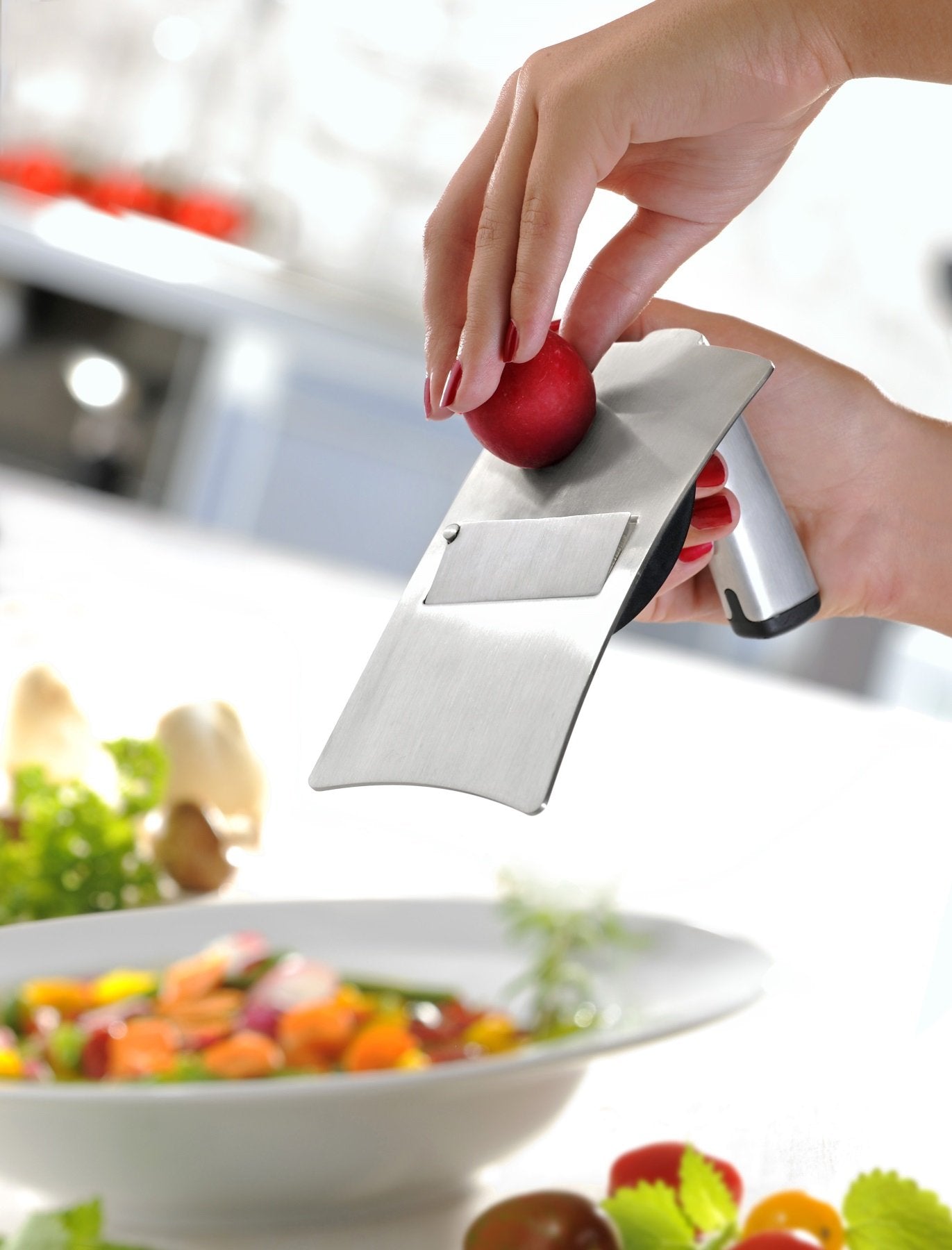 EAN 4006664540001 - GEFU TARTUFOLO rebanadora Manual Negro, Acero inoxidable ABS sintéticos, Acero inoxidable imagen 3