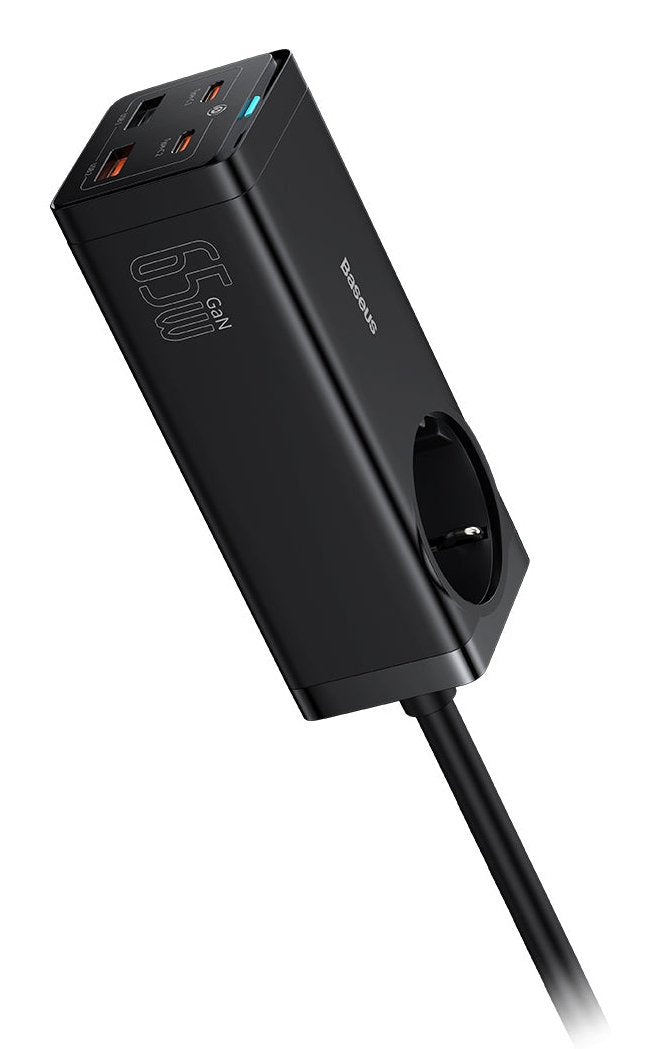 EAN 6932172610241 - Baseus PSZM000901 adaptador e inversor de corriente Interior 65 W Negro imagen 2