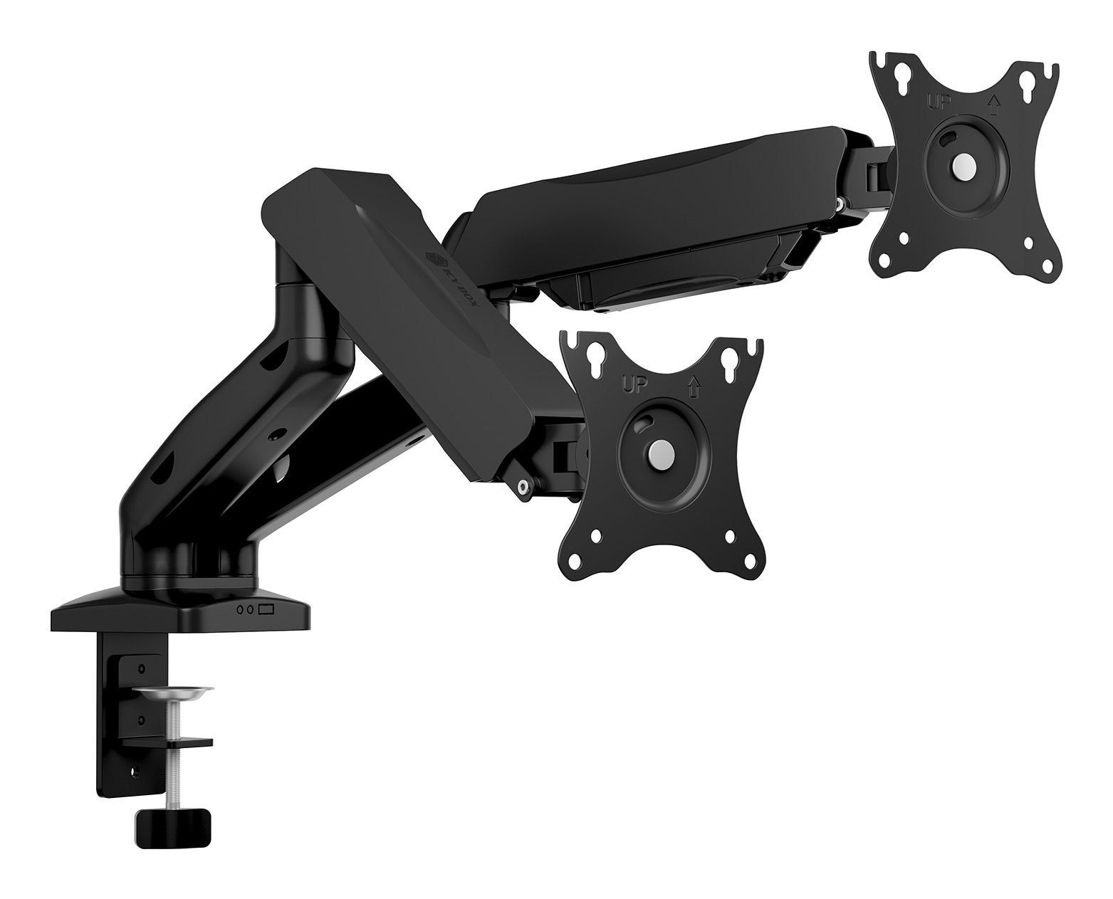 Monitor Soporte Para Icy Box Ib-Ms204-T Negro, Para 2 Monitores De Hasta 32" 81cm 61074