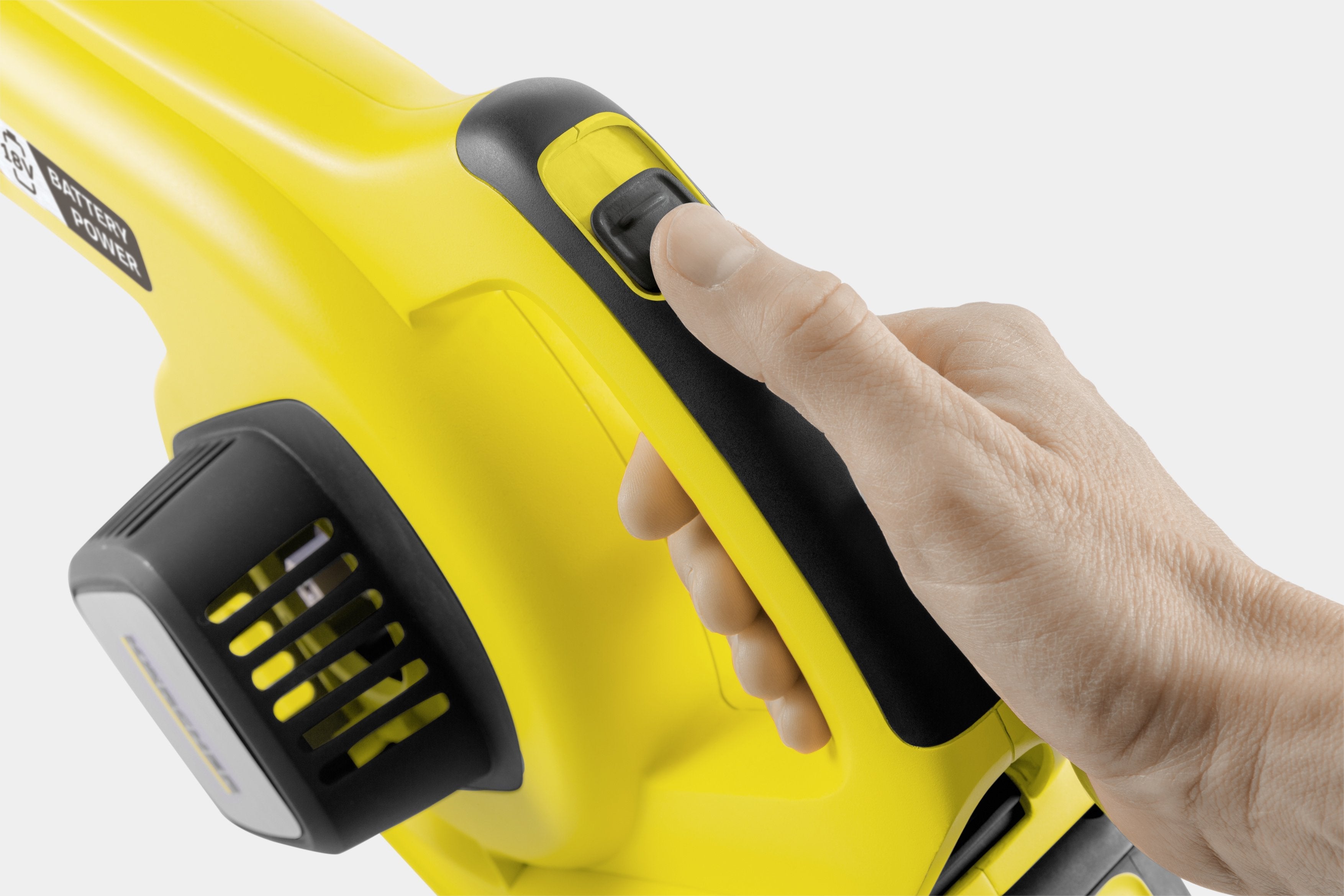 Soplador De Hojas Inalámbrico Kärcher 14451000 210 Km/H Negro Amarillo 18 V Litio-Ion (Li-Ion)