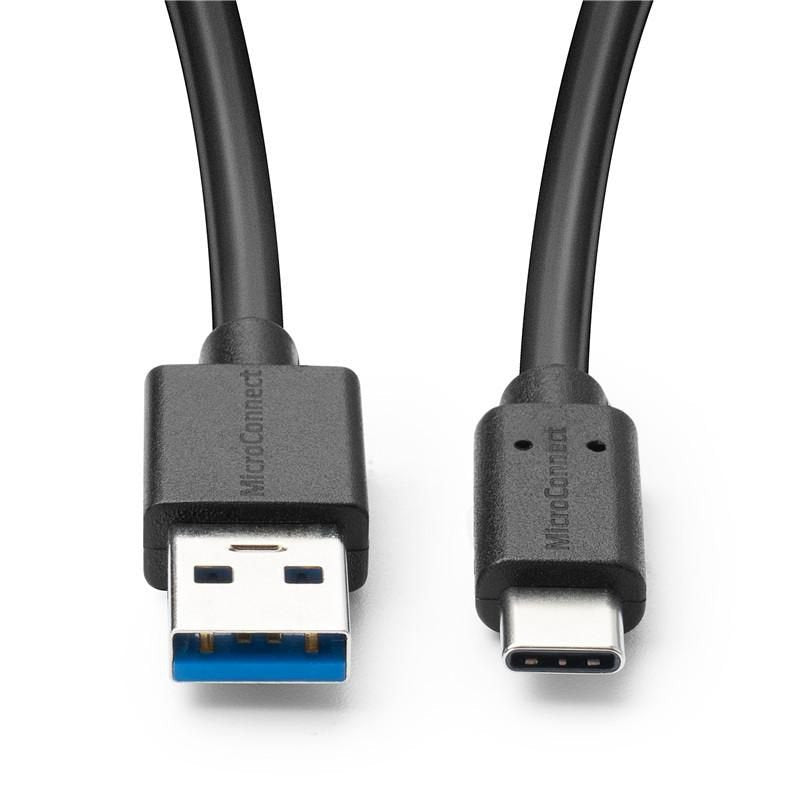 EAN 5704174091004 - Microconnect USB3.2CA05 cable USB USB 3.2 Gen 2 (3.1 Gen 2) 0,5 m USB A USB C Negro imagen 2