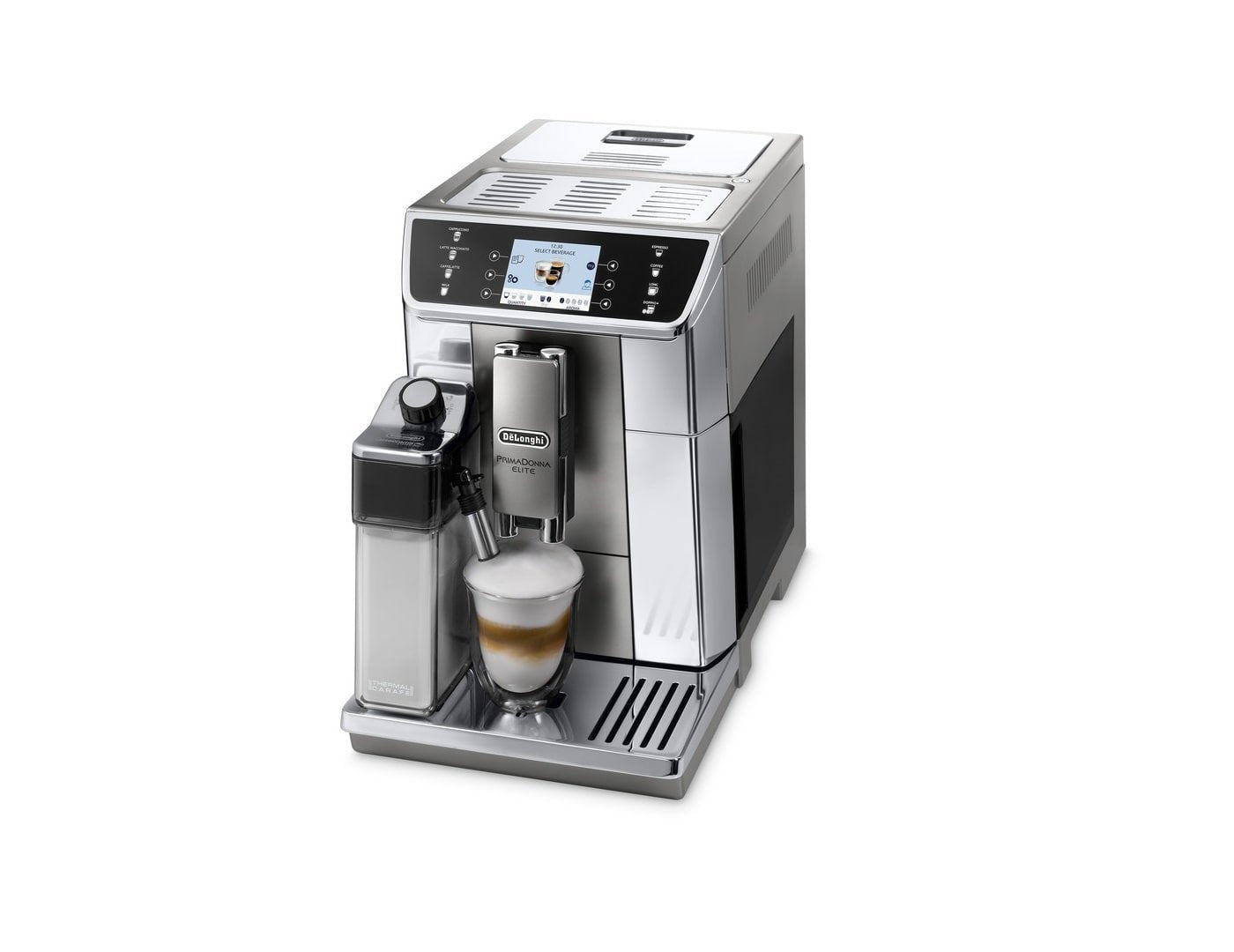 Cafetera Delonghi Ecam 650.55 Ms, Superautomática Plateado